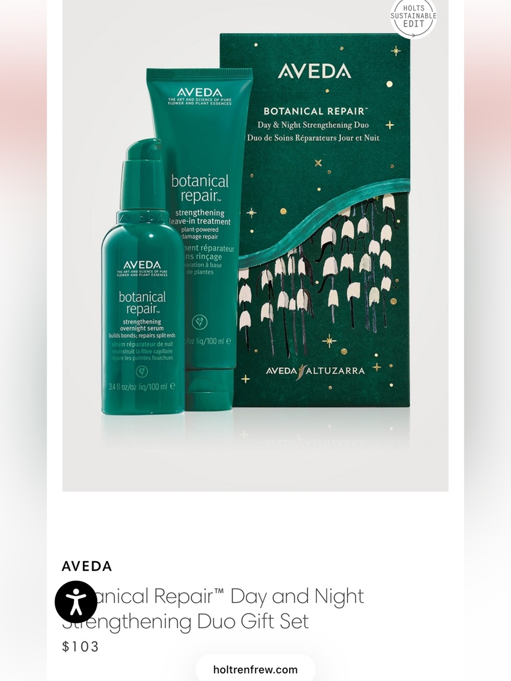 Aveda Botanical Repair Day and Night Strengthening Duo Gift Set ($130 value)